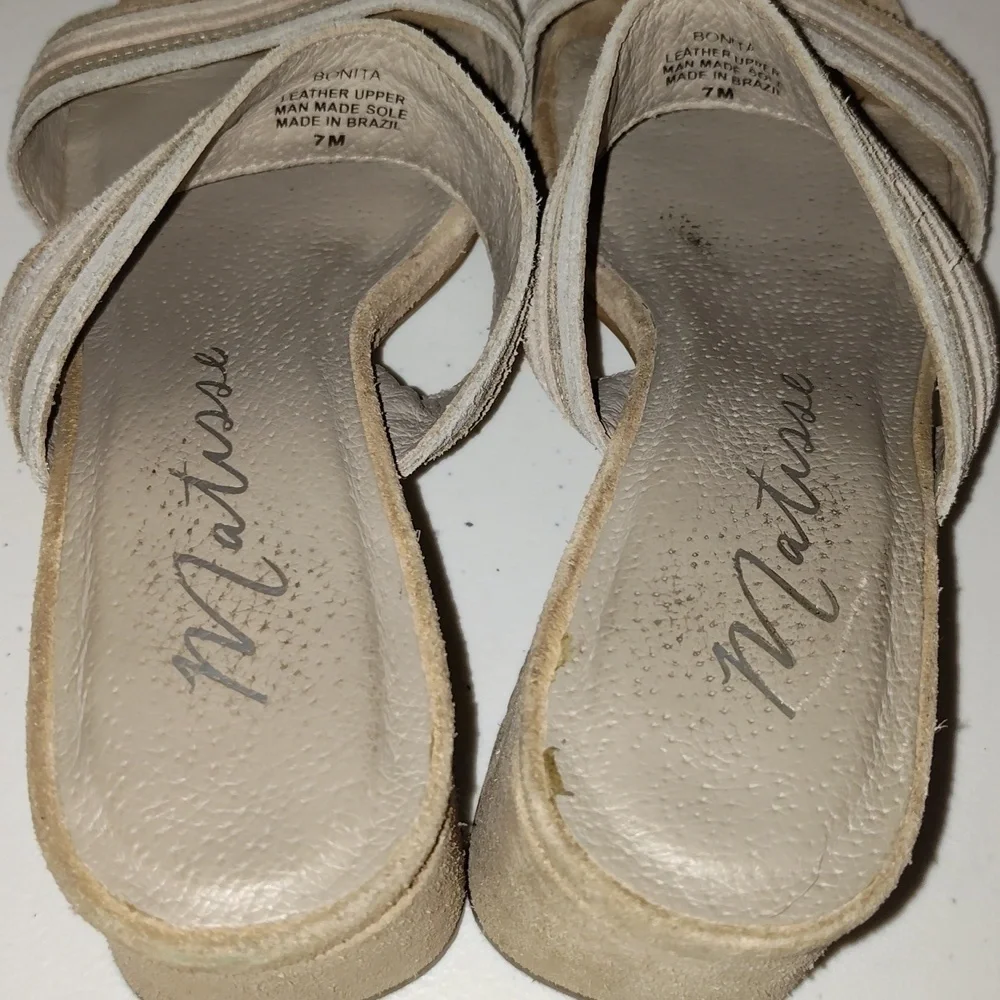 Matisse Bonita Open Toe Heeled Tan Sandal Size 7 Womens